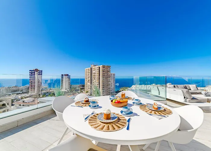 White Haven - Ocean View, Airco, Heated Pool Daire Costa Adeje